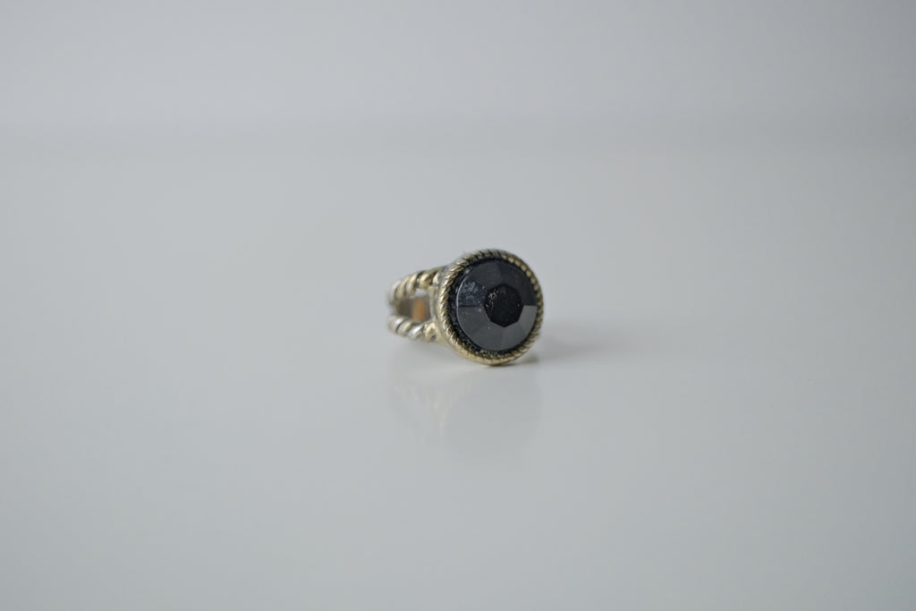 Vintage Silver Double Band Ring