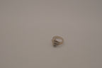 Vintage Mexican modernist sterling silver statement ring