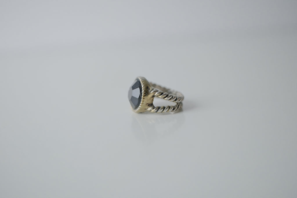 Vintage Silver Double Band Ring