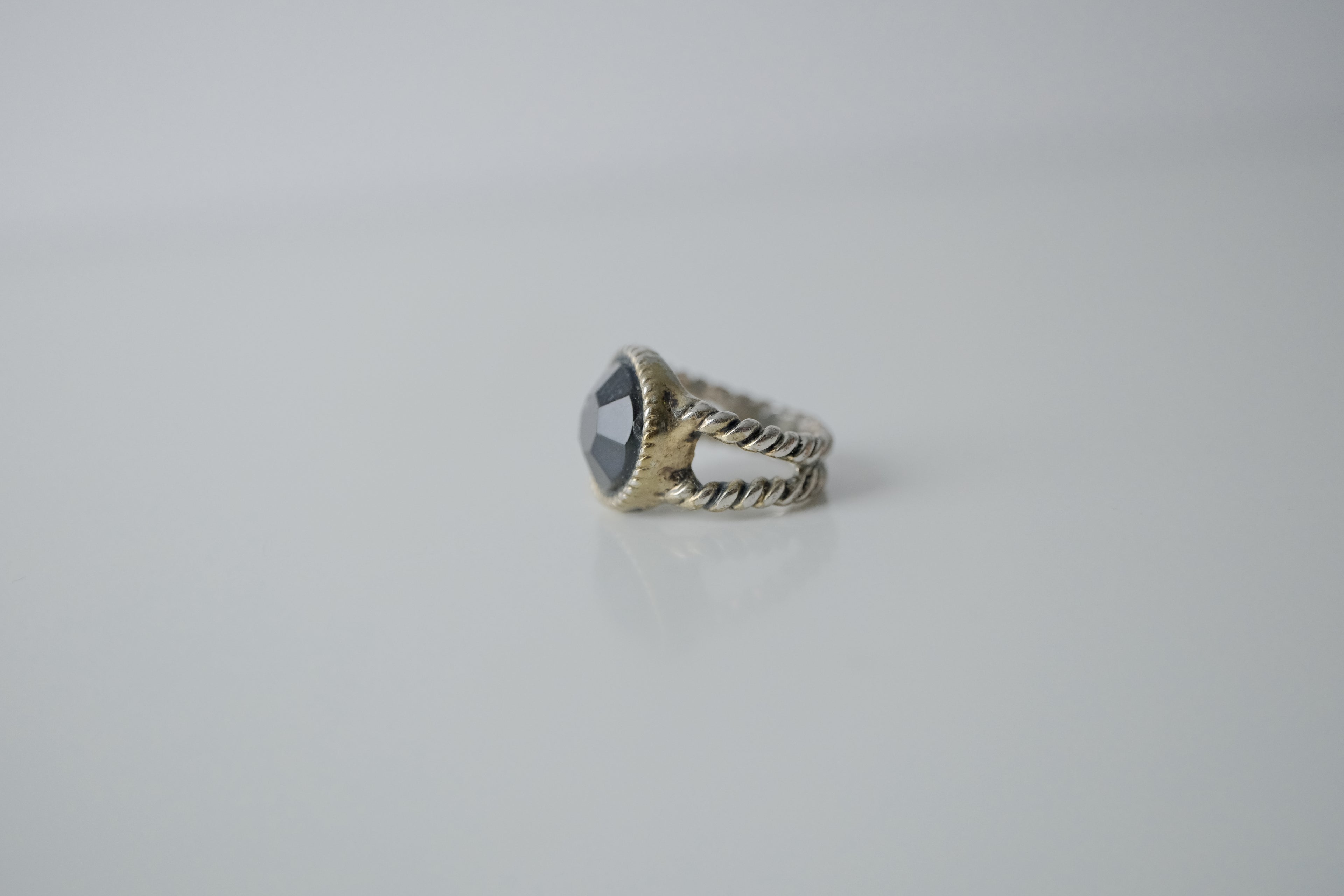 Vintage Silver Double Band Ring