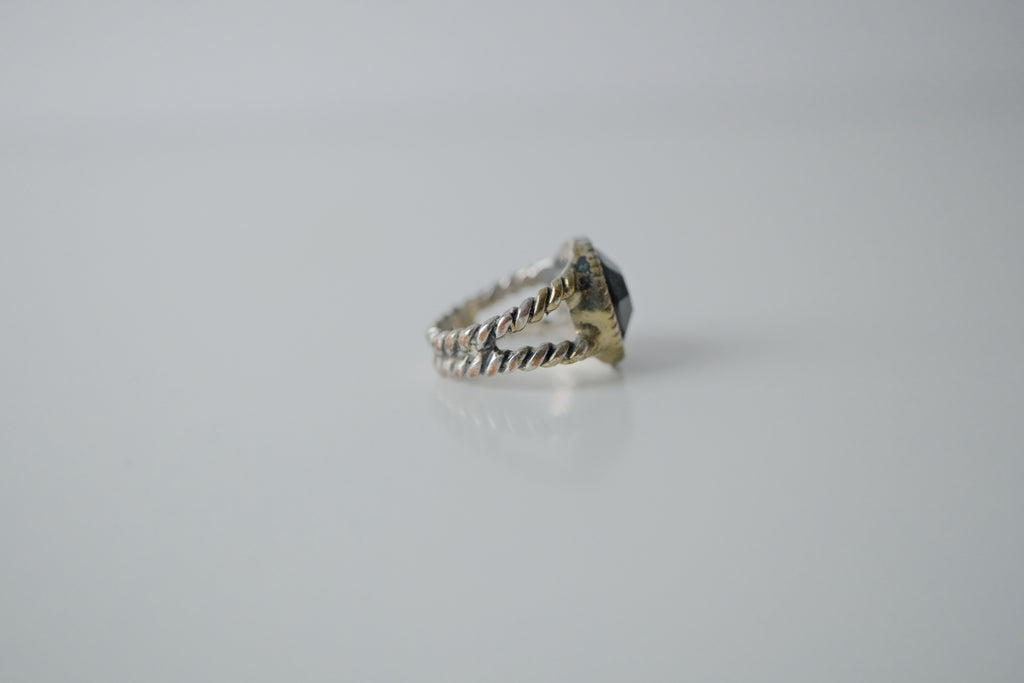 Vintage Silver Double Band Ring