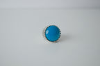 Vintage Blue Cabachon Stone Ring