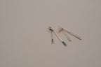 Vintage Southwestern Native American style sterling silver dangle earrings