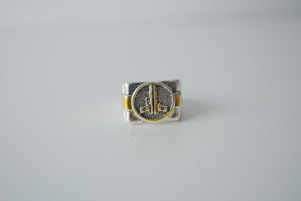 Two Tone Pistol Ring