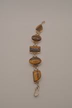 Tiger's Eye 925 Sterling Silver Bracelet