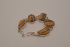 Tiger's Eye 925 Sterling Silver Bracelet