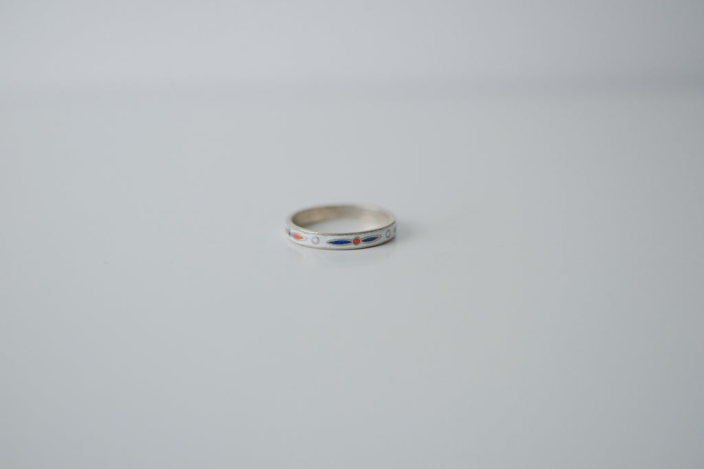 Vintage Cloissonne Enamel Ring