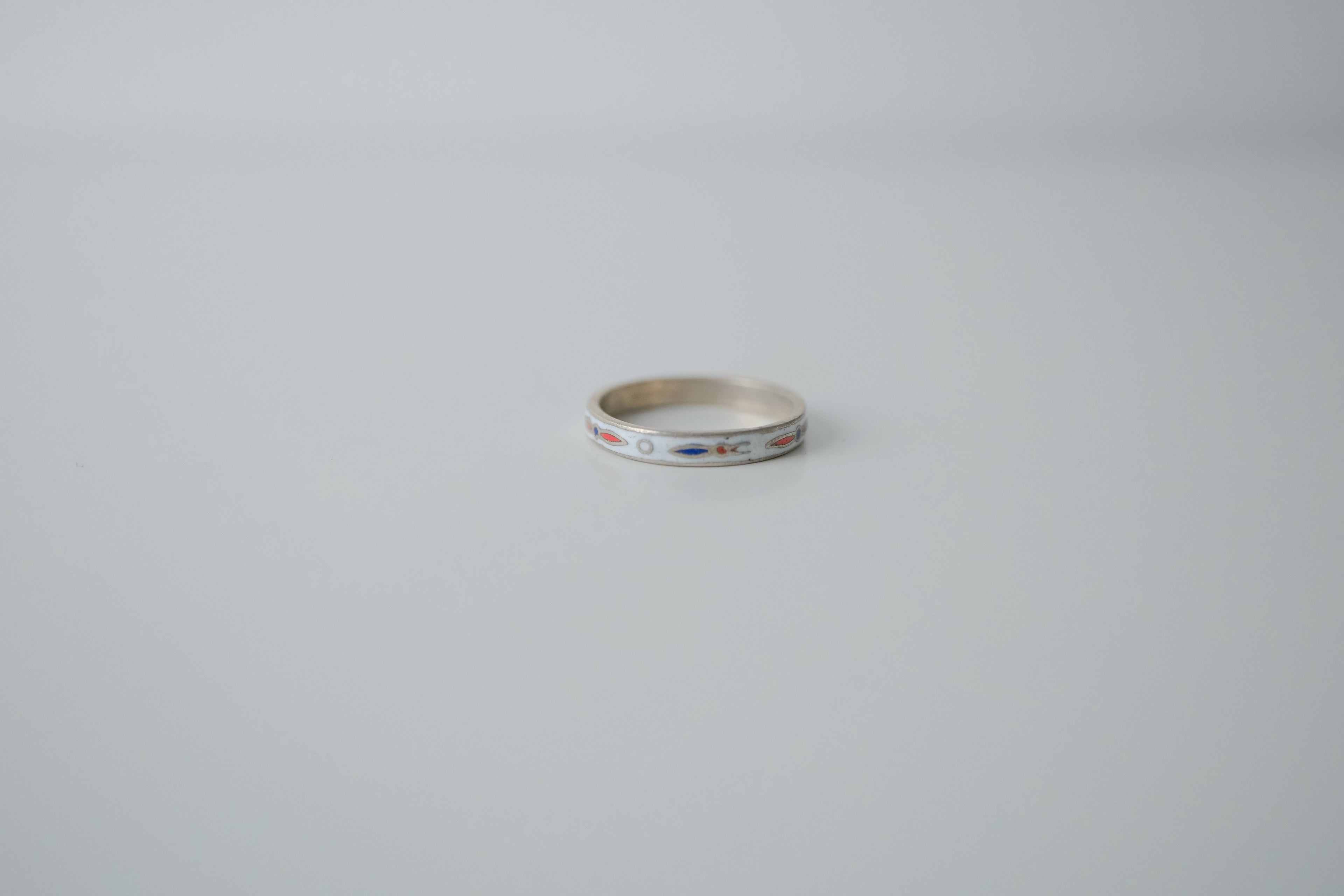 Vintage Cloissonne Enamel Ring