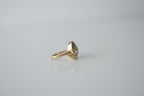 Vintage Grey Teardrop Ring