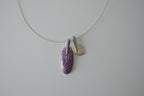 Vintage Two Pendant Cuff Necklace