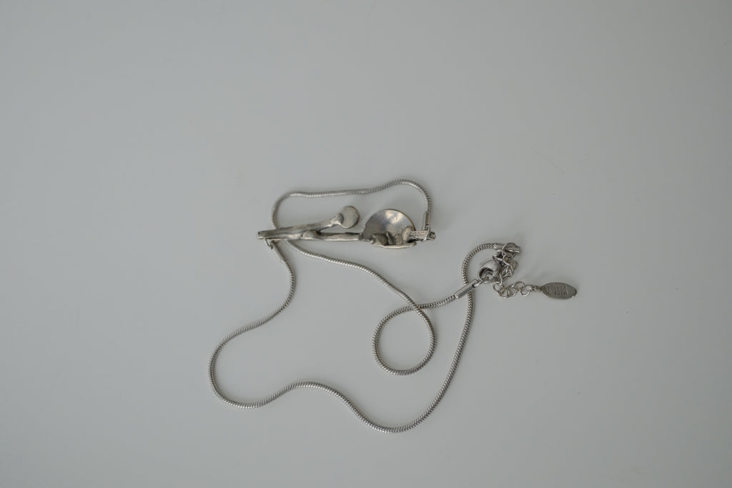 Osmose Leaf and Pearl Necklace