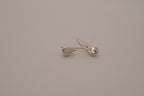 Sterling silver moonstone teardrop dangle drop earrings