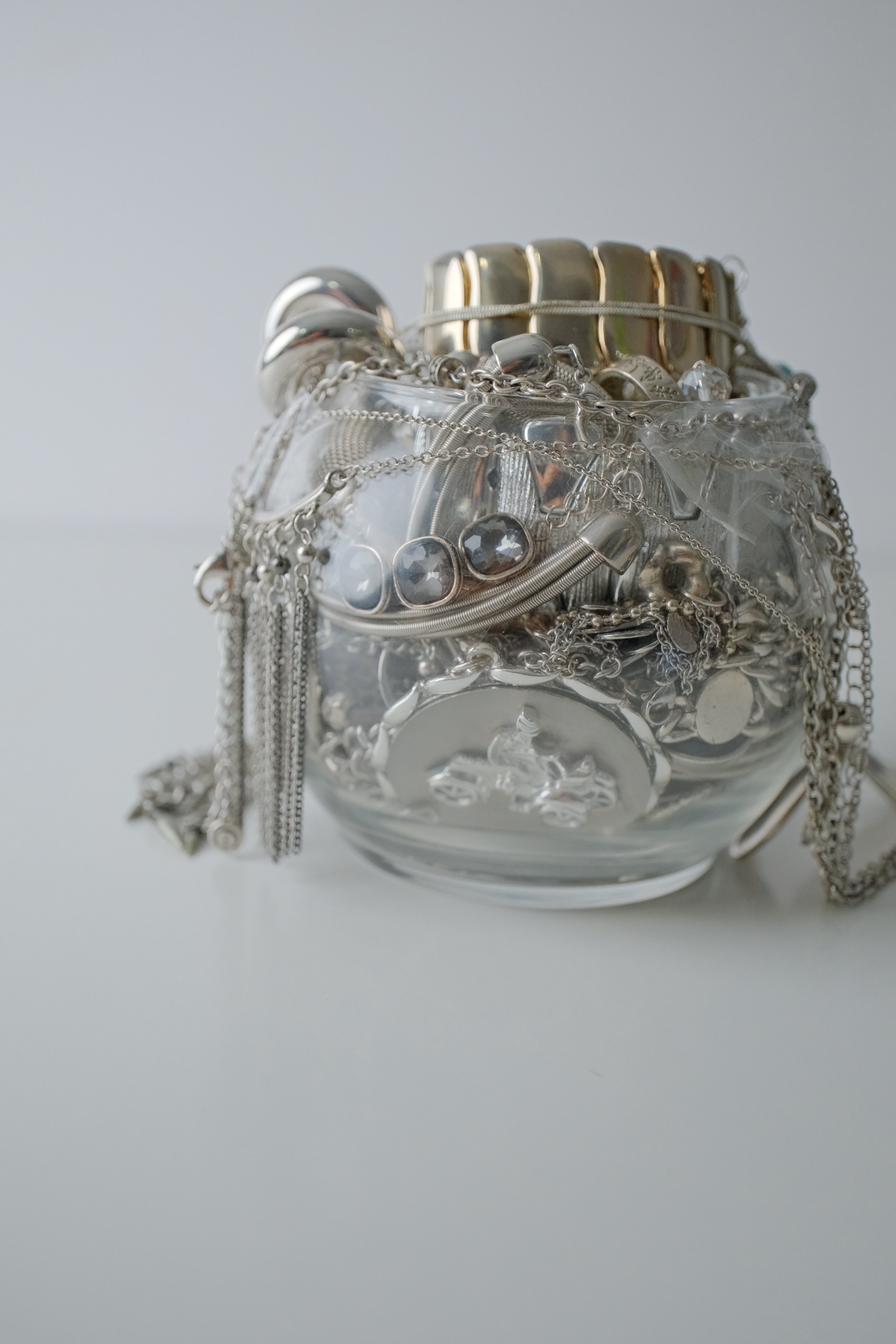 Silver Maximalist Cool Girl Jar