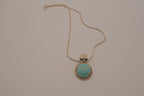 Sterling silver turquoise pendant necklace