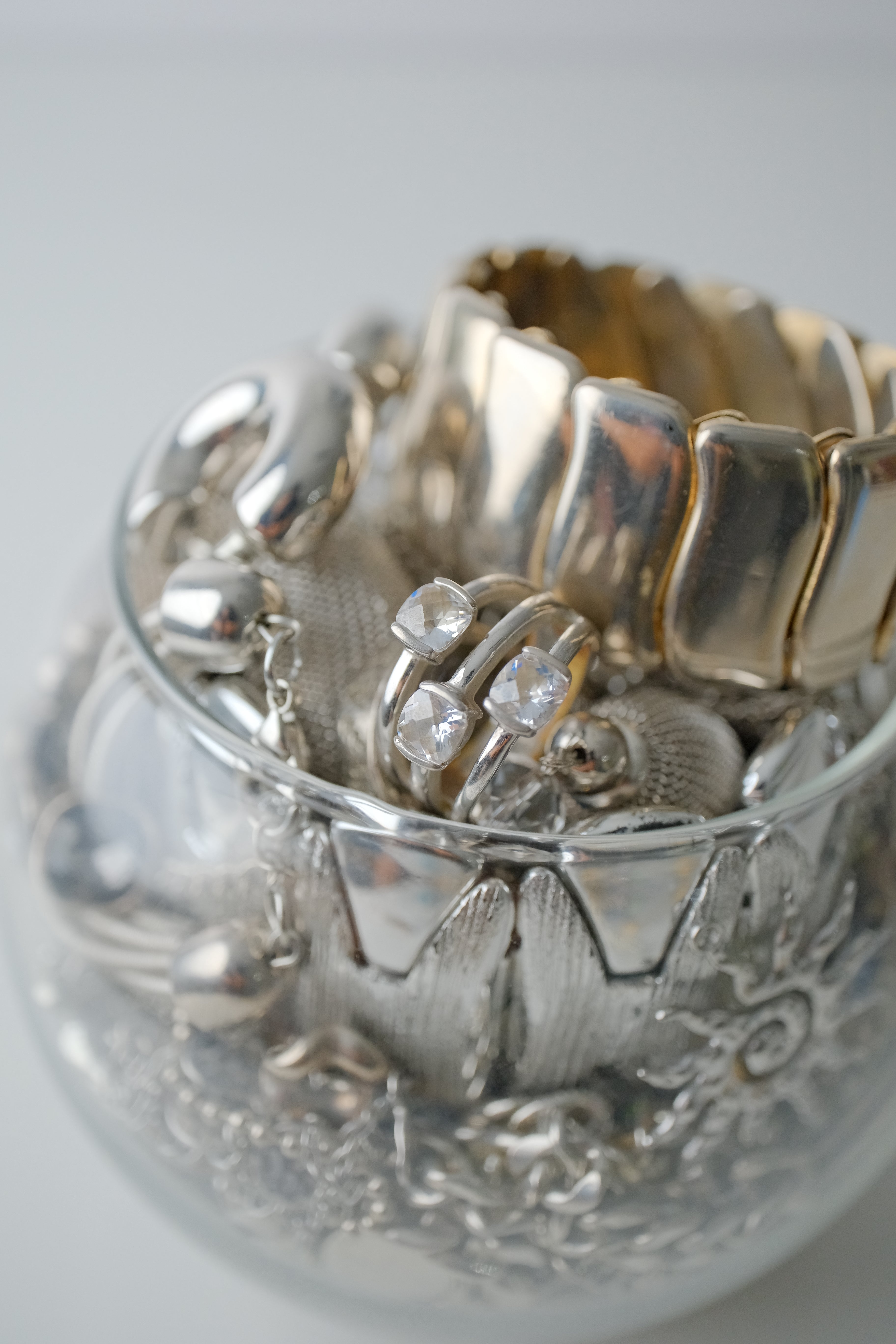 Silver Maximalist Cool Girl Jar