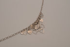 Elle Sterling silver multi-heart charm necklace