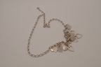 Elle Sterling silver multi-heart charm necklace