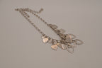 Elle Sterling silver multi-heart charm necklace