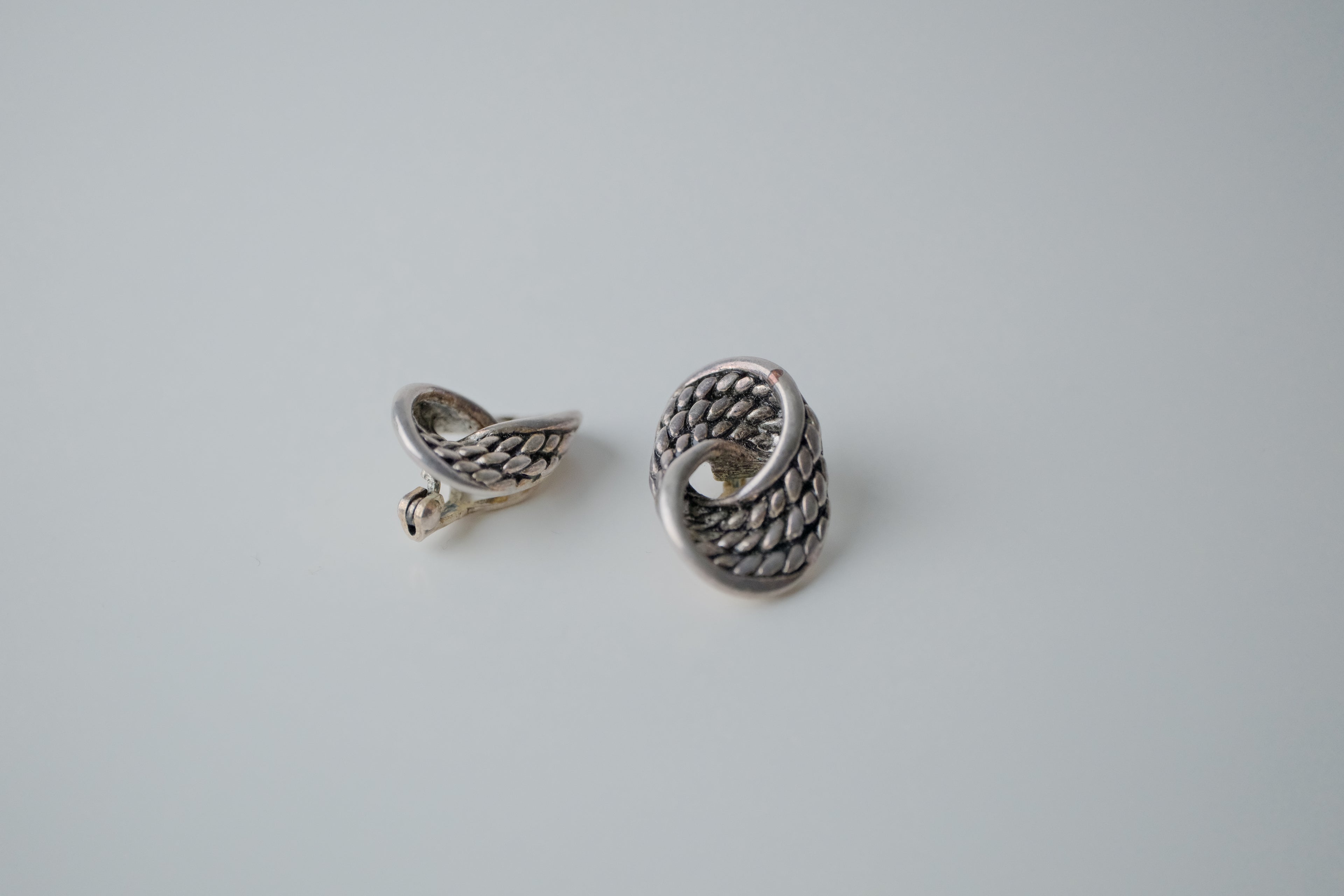 Vintage Silver Figural Earrings