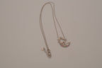 Sterling silver celestial fairy pendant necklace