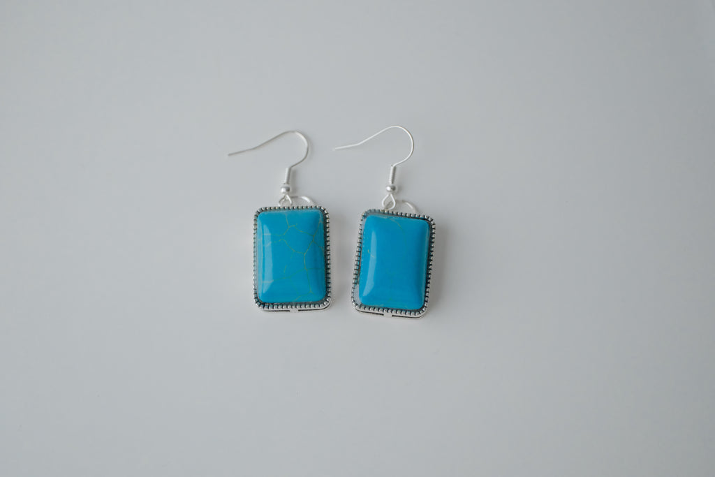 Vintage Turqouise Dangle Earrings