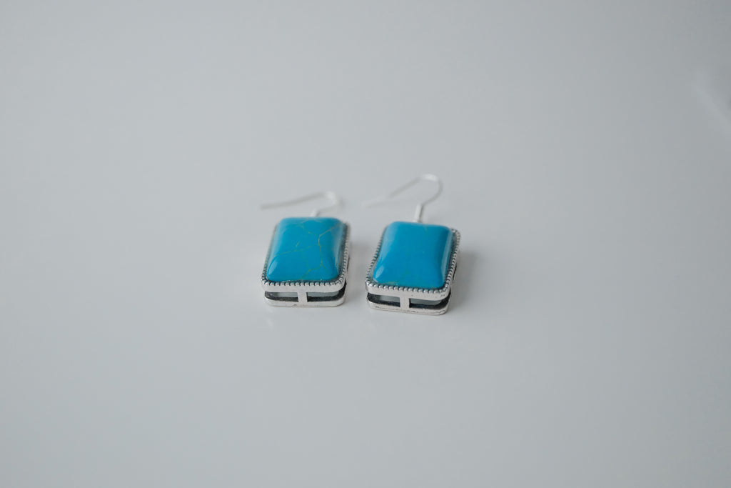 Vintage Turqouise Dangle Earrings