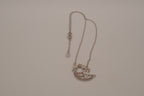 Sterling silver celestial fairy pendant necklace