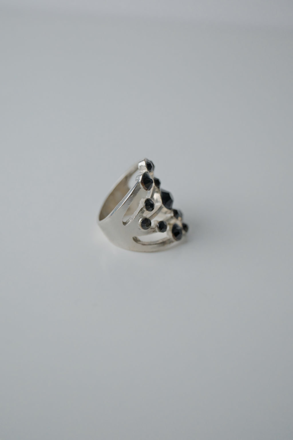 Vintage Onyx Constellation Ring