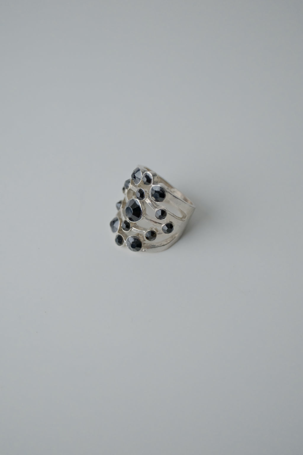 Vintage Onyx Constellation Ring