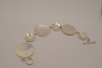 Vintage Sterling silver Aztec Calendar medallions bracelet