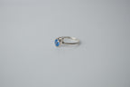 Sterling Silver Delicate Blue Ring