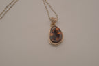 Sterling silver Baltic Amber pendant necklace