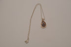 Sterling silver Baltic Amber pendant necklace