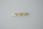 Vintage Gold Twisted Pearl Hair Barette