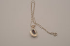 Sterling silver Baltic Amber pendant necklace