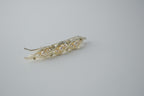 Vintage Gold Twisted Pearl Hair Barette