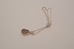 Sterling silver Baltic Amber pendant necklace