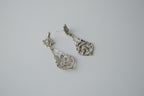 Vintage 1950s Sterling Silver Cupid Earrings