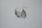 Vintage Teardrop Zebra Stripe Earrings