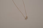 Sterling silver triple heart pendant necklace