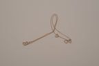 Sterling silver triple heart pendant necklace