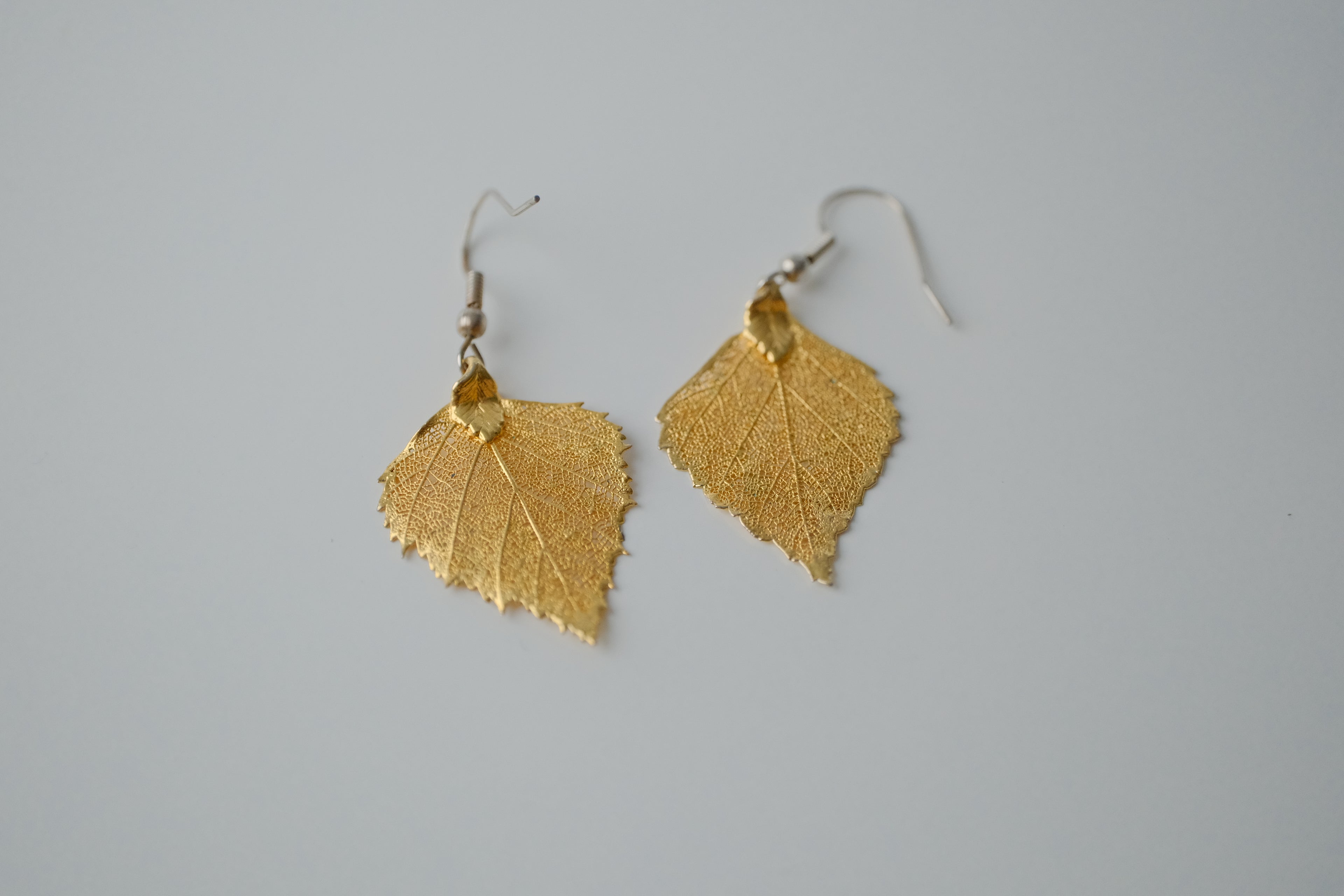 Vintage Gold Baby Birch Earrings