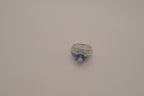 Sterling silver Blue Topaz cocktail ring