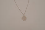 Sterling silver heart pendant necklace