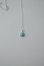 Sterling Silver Delicate Larimar Necklace