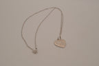 Sterling silver heart pendant necklace