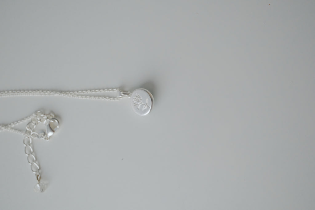 Sterling Silver Delicate Larimar Necklace