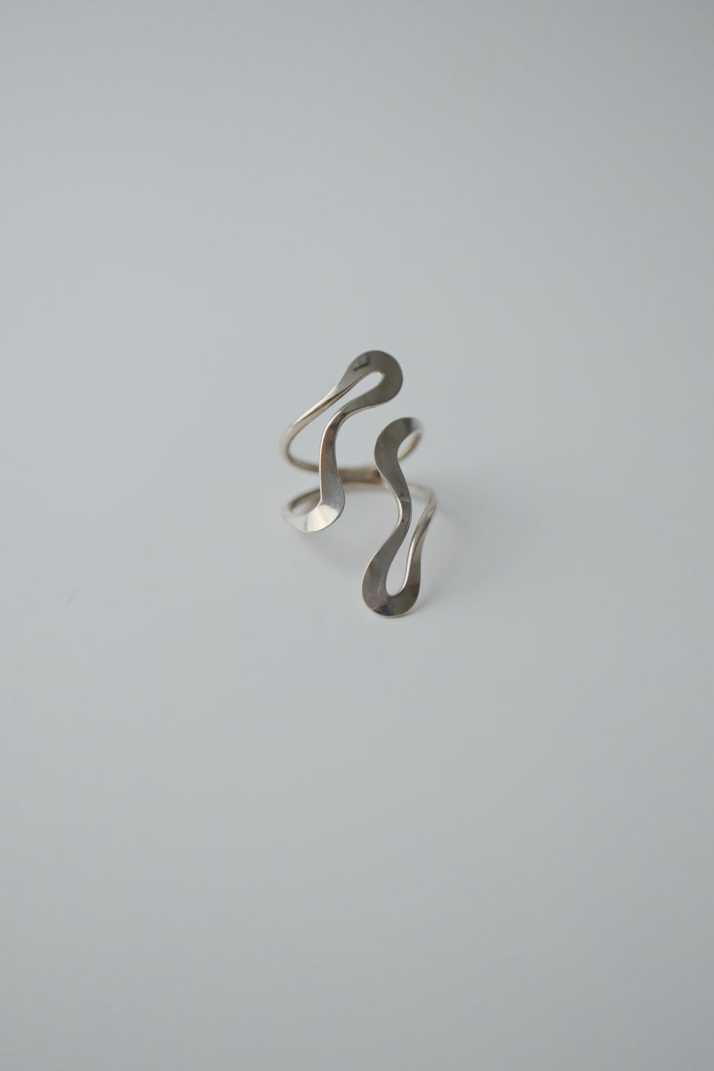 Vintage Sterling Silver Abstract Ring