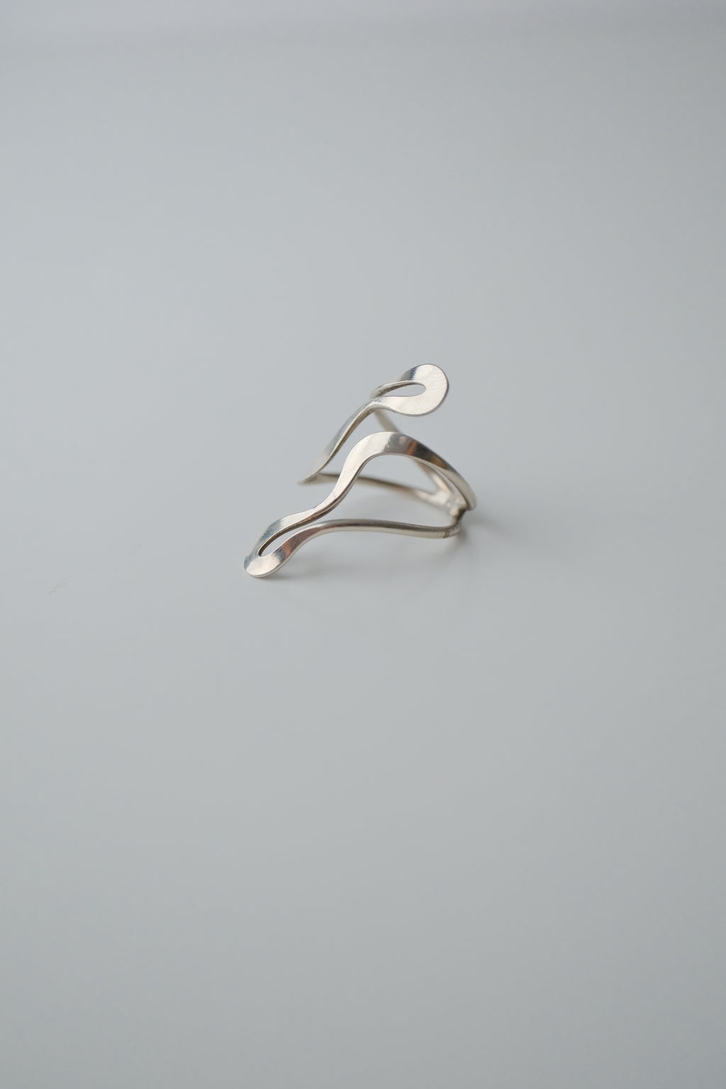 Vintage Sterling Silver Abstract Ring
