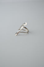 Vintage Sterling Silver Abstract Ring